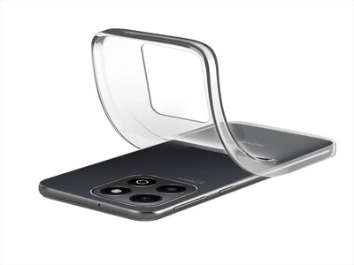 CELLULARLINE - Cover in gomma morbida SOFT per Honor X6b-Trasparente