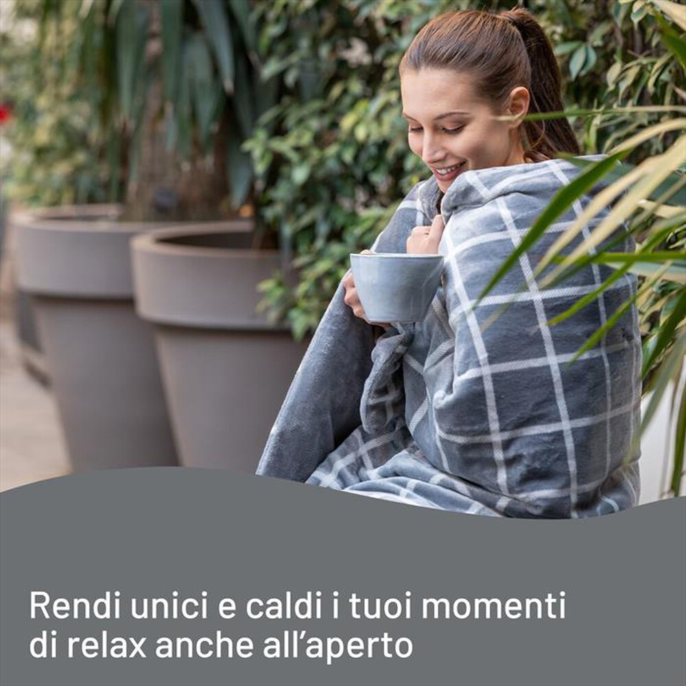 Immagine del prodotto IMETEC - CALDOPLAID ADAPTO SQUARE 150X95 CM-Grigio, Bianco