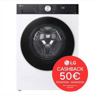 LG - Lavatrice F4NX5009TKC 9Kg Classe A-Bianco