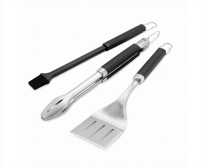 WEBER - KIT 3 ACCESSORI PREMIUM-acciaio