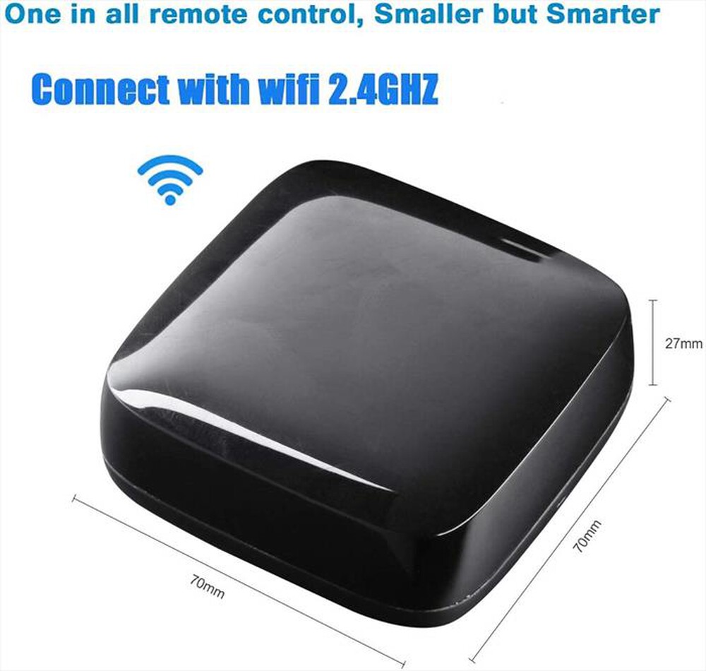 "WOOX - R4294 REMOTE CONTROL IR CONNESSIONE WIFI-NERO"