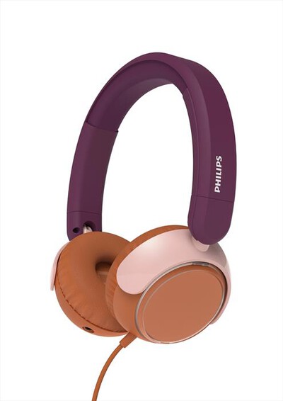 PHILIPS - Cuffie on-ear cablate per bambini TAK2000MP/00-Viola Magenta