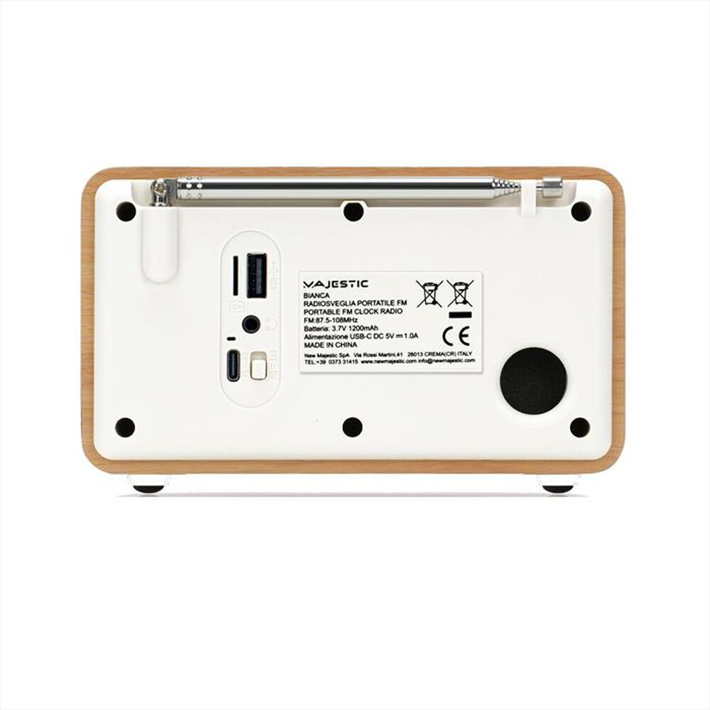 Immagine del prodotto MAJESTIC - Radio WOOD portatile-LEGNO