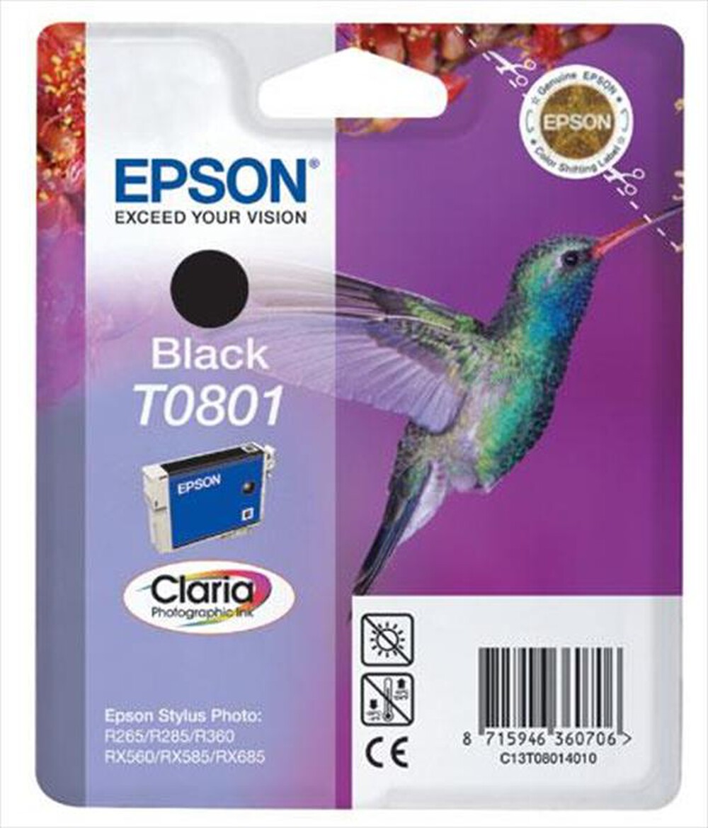 "EPSON - Cartuccia inchiostro nero C13T08014021 - "