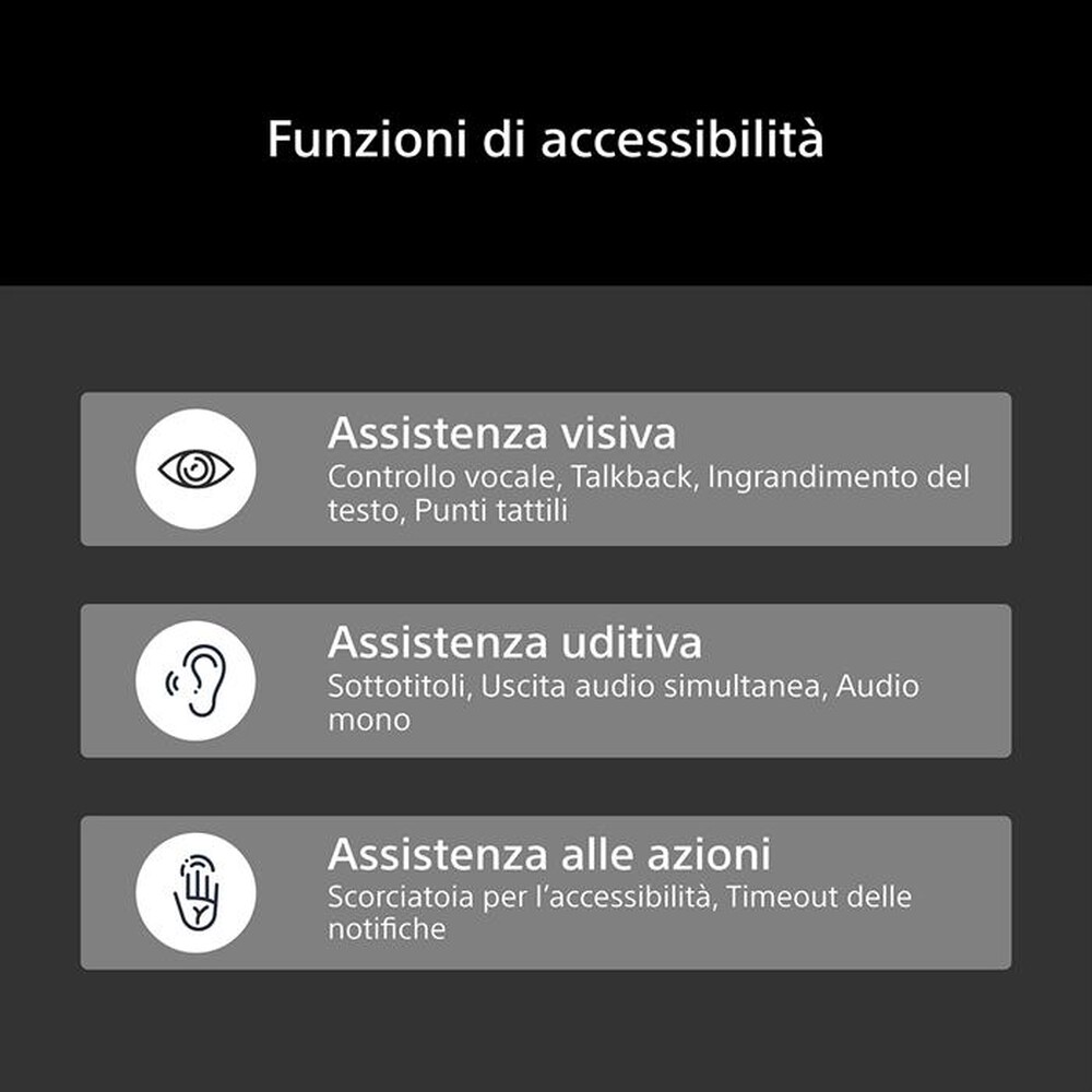 Immagine del prodotto SONY - Smart TV OLED 4K 55" K55A65PB.CEI-NERO