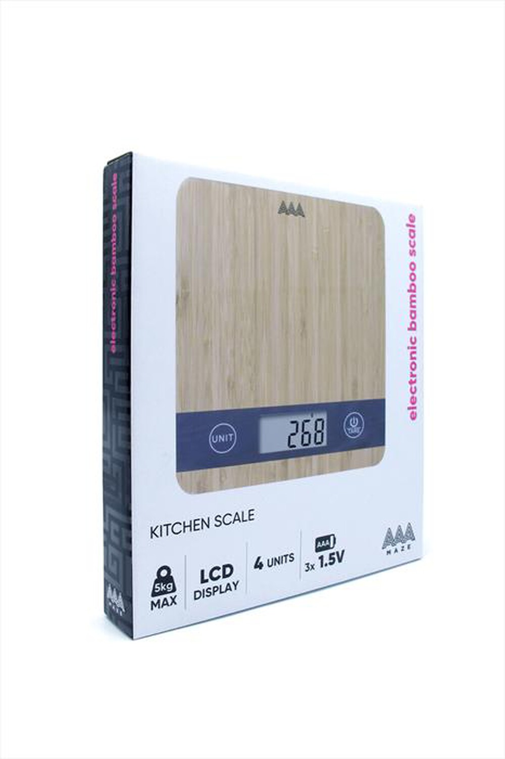 "AAAMAZE - Bilancia da cucina AMKS0001BA-BAMBOO"