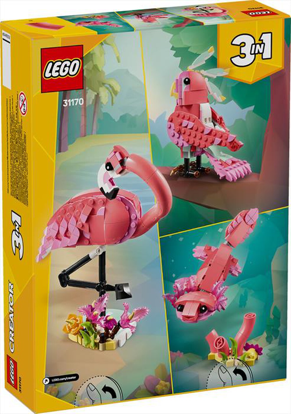Immagine del prodotto LEGO - CREATOR Animali selvatici: fenicottero rosa 31170