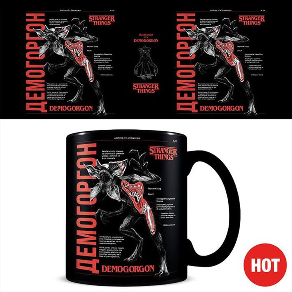 Immagine del prodotto PYRAMID - STRANGER THINGS 4-tazza termosensibile licenza uff-Nero