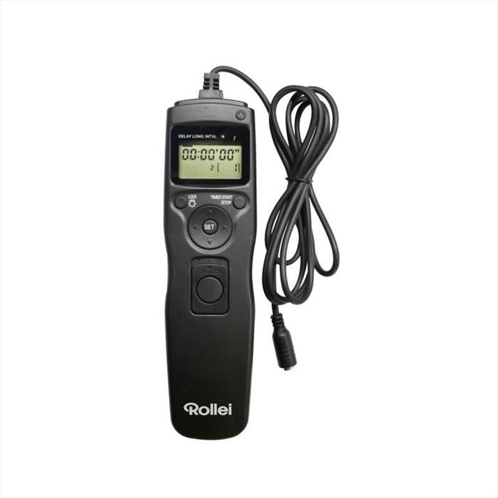 "ROLLEI - Telecomando con schermo LCD Remote Rollei-Nero"