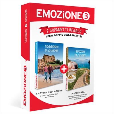 EMOZIONE 3 - BI-PACK:SOGGIORNO DI CHARME+EMOZIONI DA VIVERE