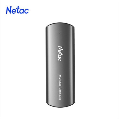 NETAC - CABINET ENCLOSURE ALLUM. PER M.2 NVME/SATA-USB C-C-ALUMINIO