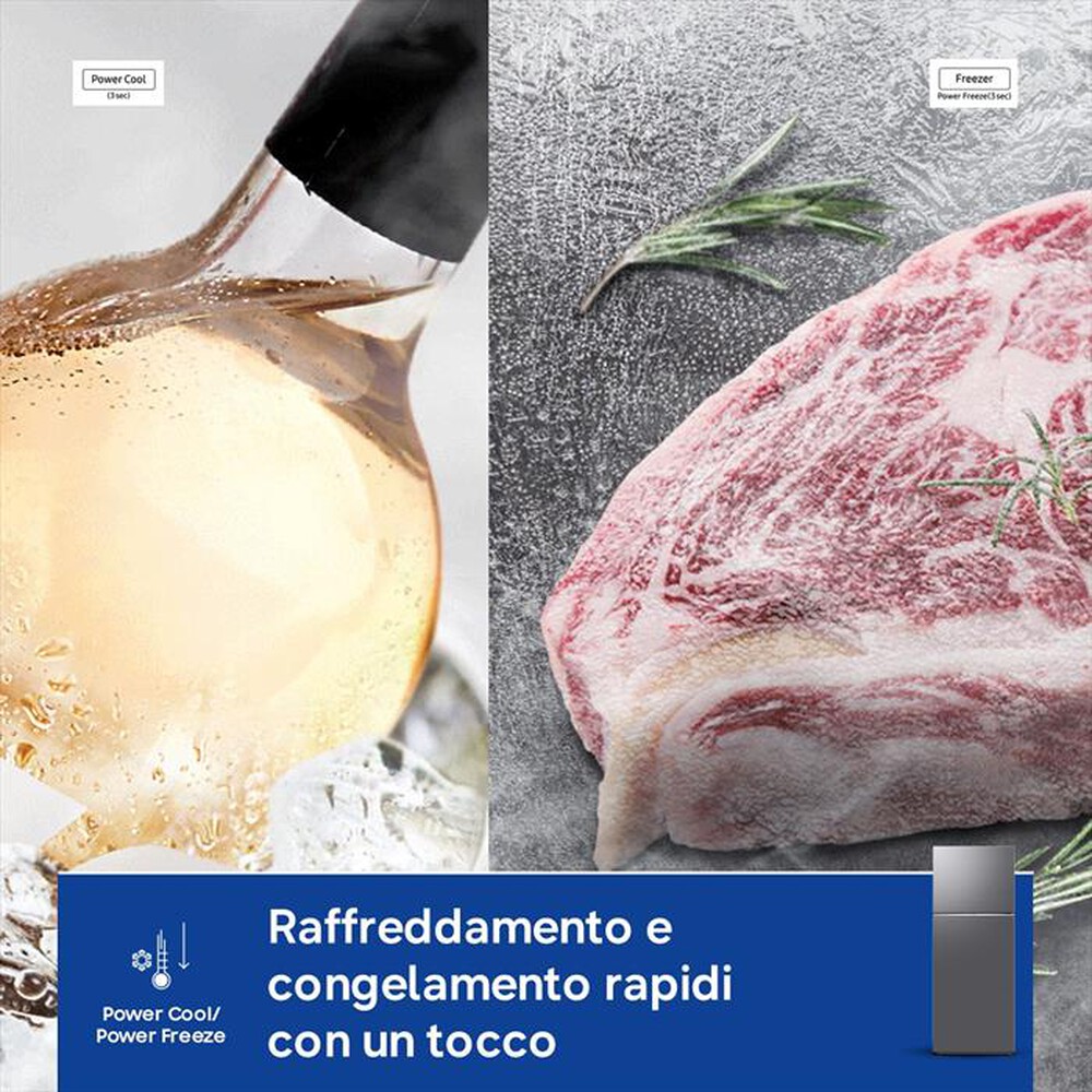 Immagine del prodotto SAMSUNG - Frigorifero 2 porte RT47CG6626S9ES Classe E 465 lt-METAL INOX