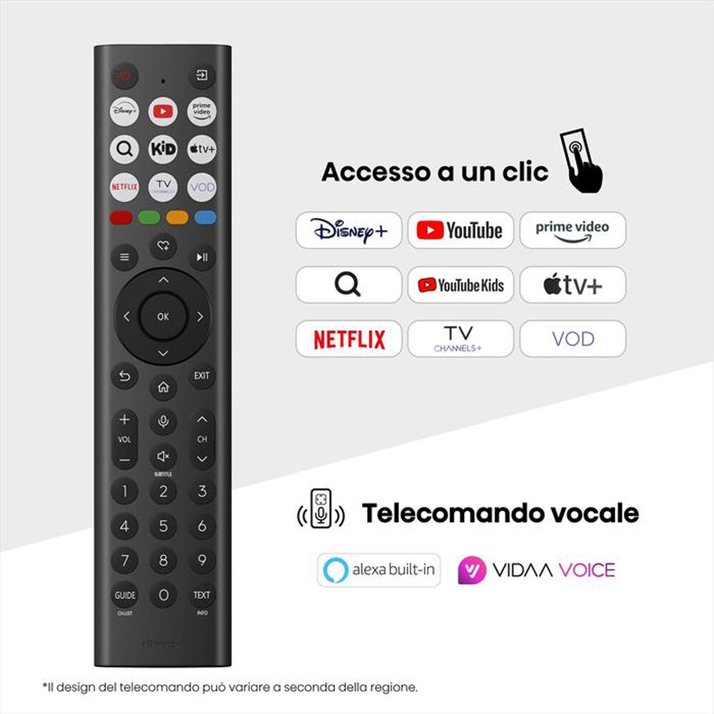 Immagine del prodotto HISENSE - Smart TV QLED UHD 4K 100" 100E7Q PRO-NERO