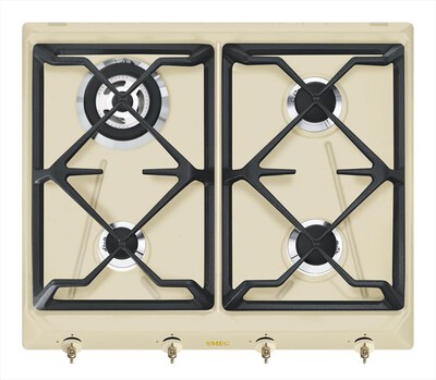 SMEG - Piano cottura a gas SRV864POGH 59,5cm-Panna