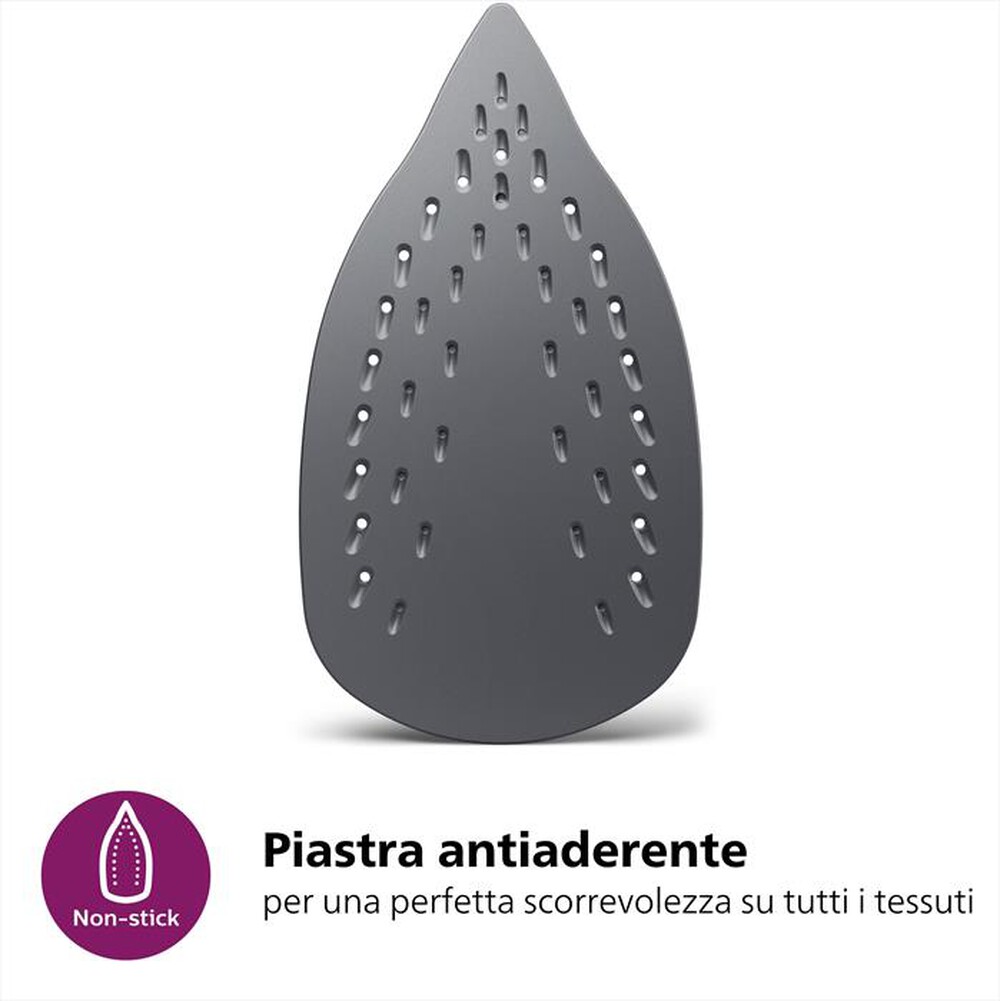 "PHILIPS - Ferro da stiro a vapore EASYSPEED GC1740/20-Azzurro"