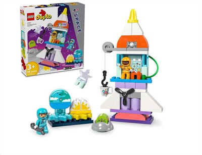 LEGO - DUPLO Avventura dello Space Shuttle 3 in 1 - 10422-Multicolore