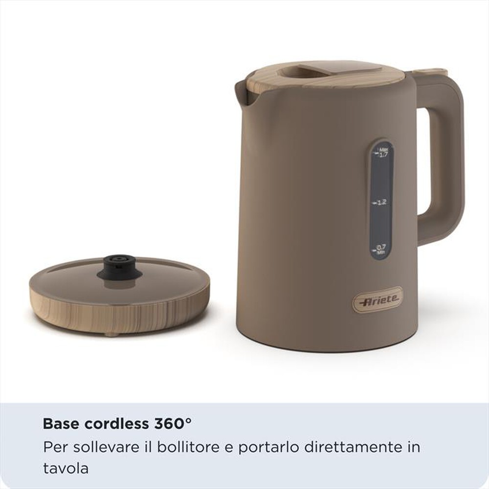 Immagine del prodotto ARIETE - 2846 BREAKFAST WOOD BOLLITORE-Grigio, Legno
