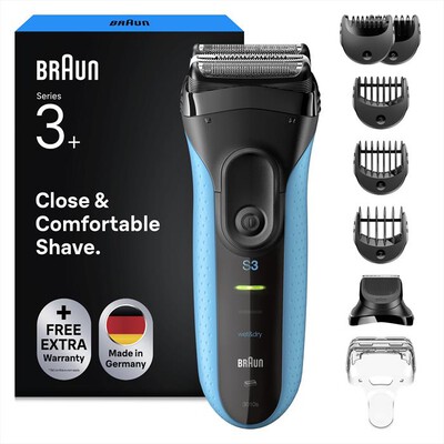 BRAUN - Rasoio SHAVER 3010BT-BLU