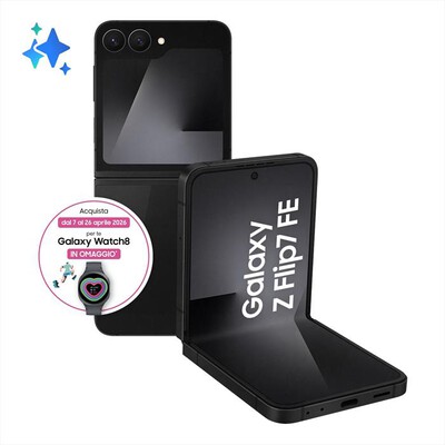 SAMSUNG - Galaxy Z Flip7 FE 8+128GB-Black