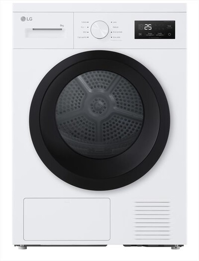 LG - Asciugatrice RNA1008NWK 8Kg Classe D-Bianco