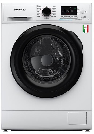 SANGIORGIO - Lavatrice FS710A9 7Kg Classe A-BIANCO/NERO