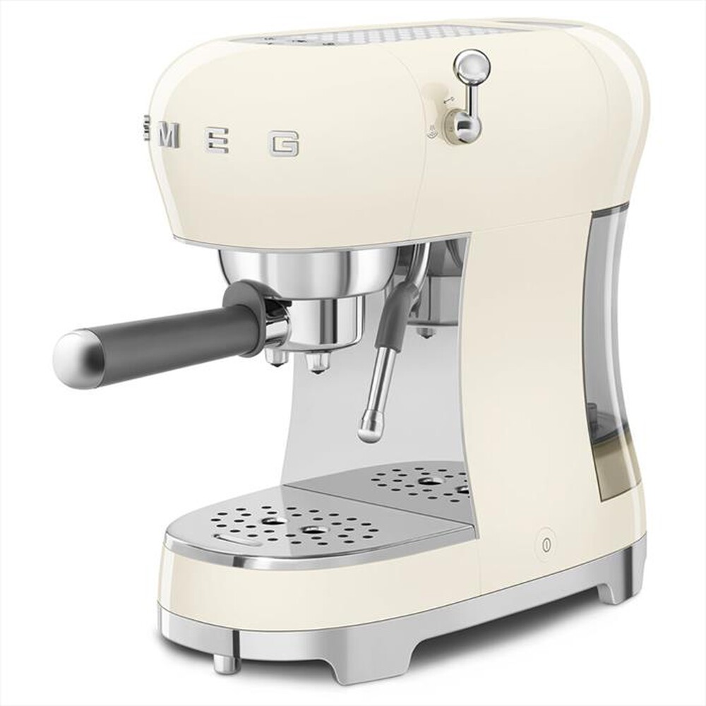 "SMEG - Macchina da Caffè Espresso 50's Style ECF02CREU-Panna"