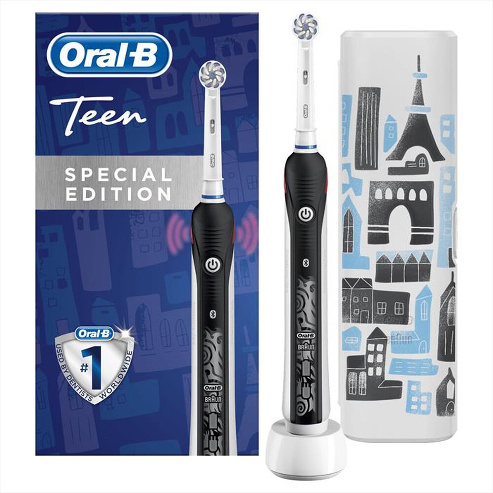 "ORAL-B - Spazzolino elettrico ricaricabile, 1-Nero"