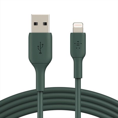 BELKIN - CAVO DA LIGHTNING A USB-A 1M-midnight green
