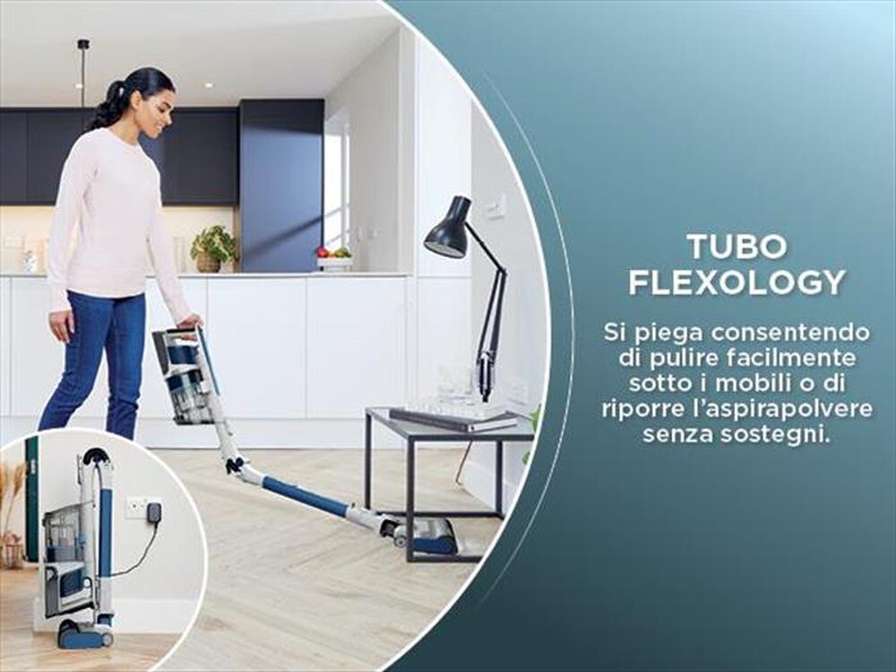 "SHARK - Scopa elettrica CORDLESS STICK VACUUM POWERPRO-Bianco / Blu"