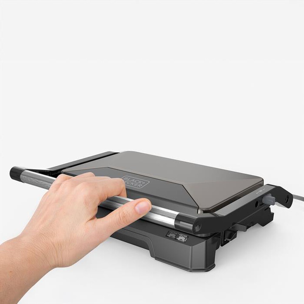 Immagine del prodotto BLACK & DECKER - Bistecchiera Compact grill 1000W BXGR1001E-Grigio/Nero