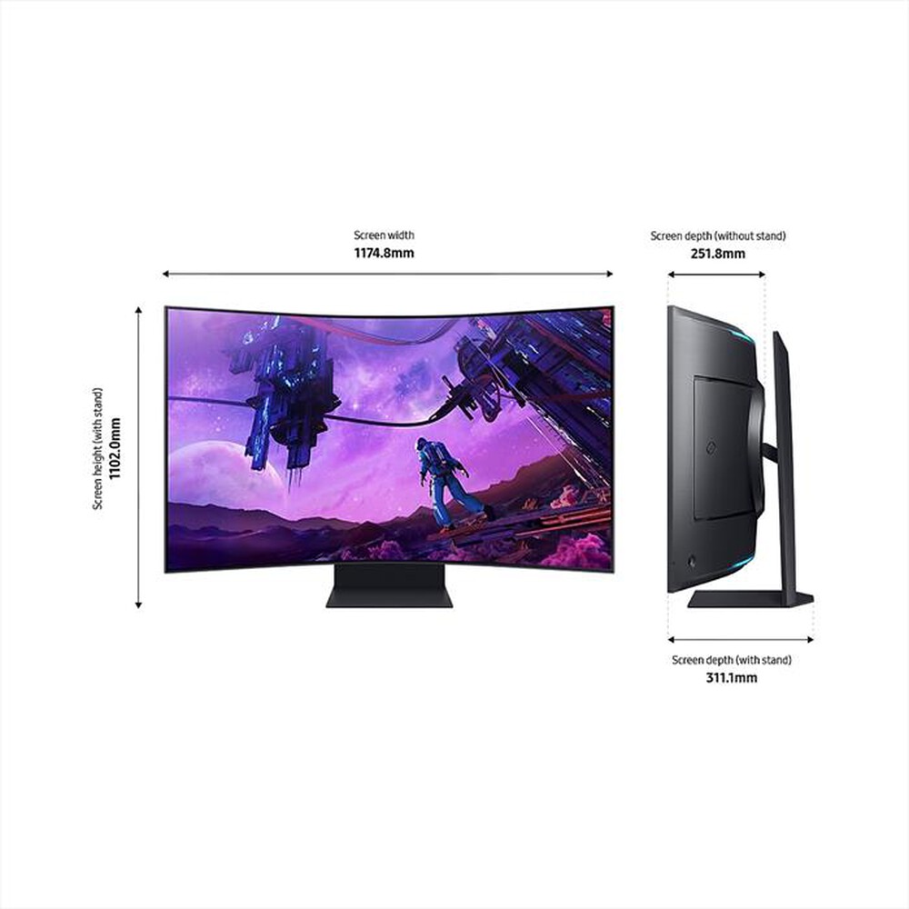 Immagine del prodotto SAMSUNG - MONITOR GAMING ODYSSEY ARK G97NB DA 55" UHD CURVO