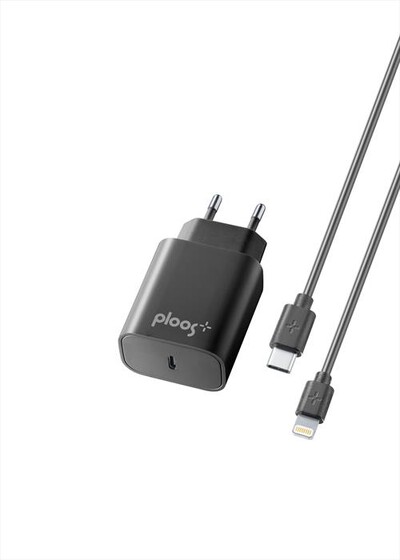 CELLULARLINE - PLTCKITC2LMFI20WK Carica batterie-Led di ricarica-Nero