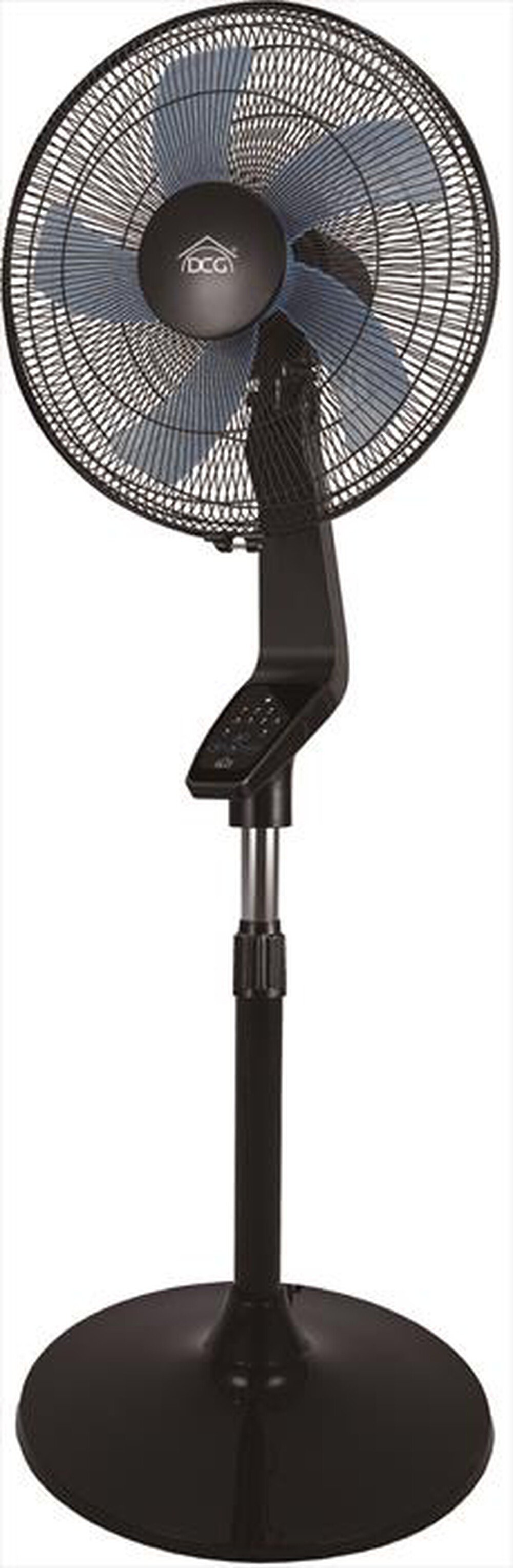 "DCG ELTRONIC - Ventilatore a piantana VE1623TT-Nero"