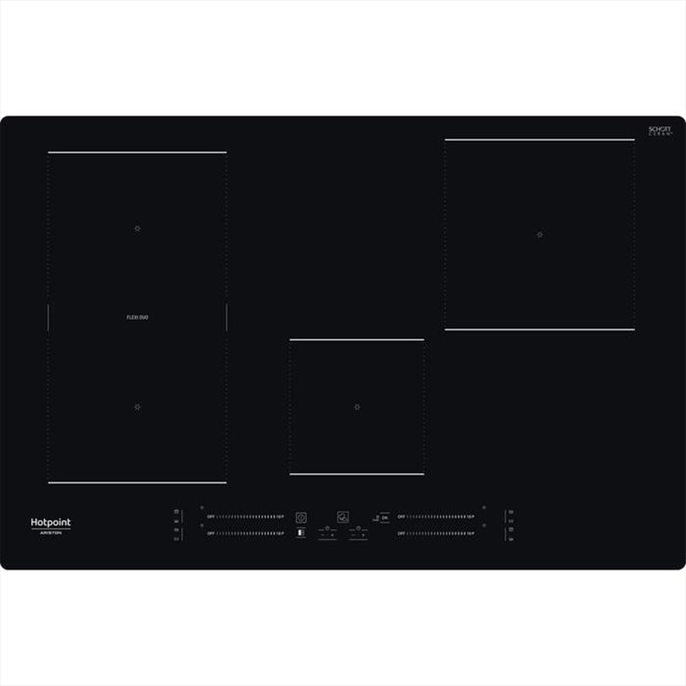 "HOTPOINT ARISTON - Piano induzione HS 1677C NE 77 cm-Nero"