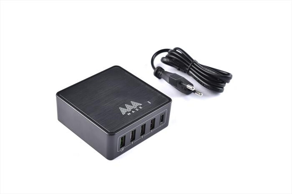 "AAAMAZE - MULTI CHARGER USB CON TYPE-C"