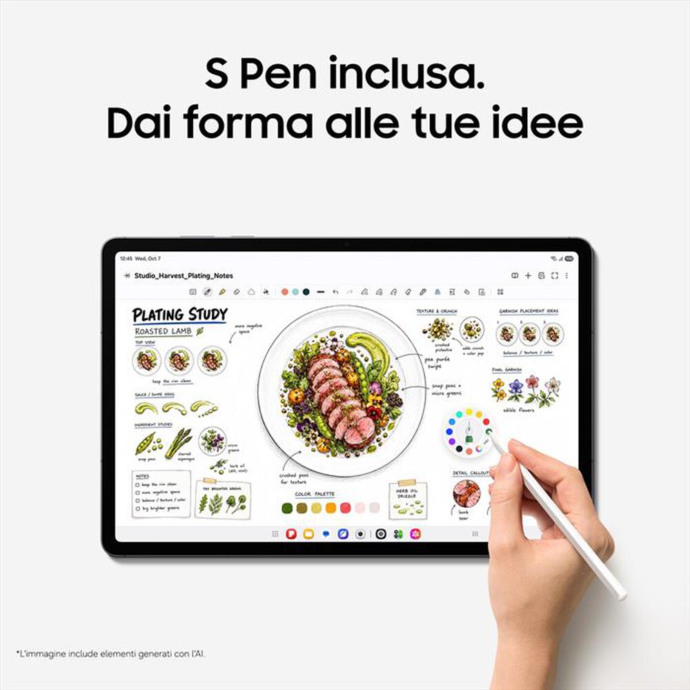 Immagine del prodotto SAMSUNG - GALAXY TAB S12+ 256GB WI-FI-Gray