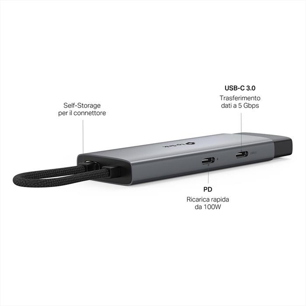 Immagine del prodotto TP-LINK - USB TYPE-C 5-PORT HUB-grigio