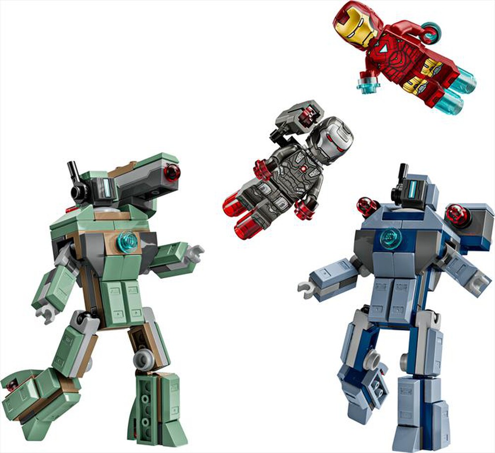 Immagine del prodotto LEGO - 76320 IRON MAN E WAR MACHINE E DRONI DI HAMMER-,