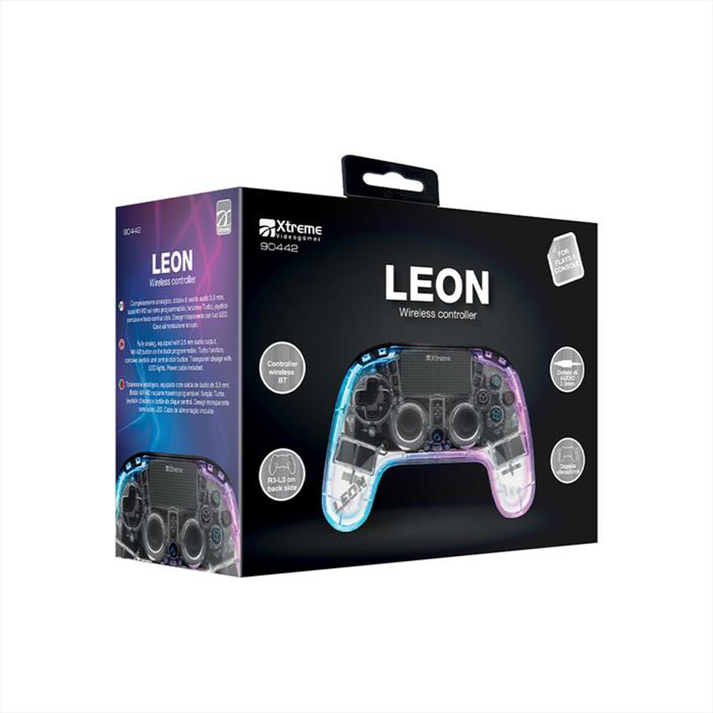 Immagine del prodotto XTREME - LEON WIRELESS BT CONTROLLER-TRASPARENTE