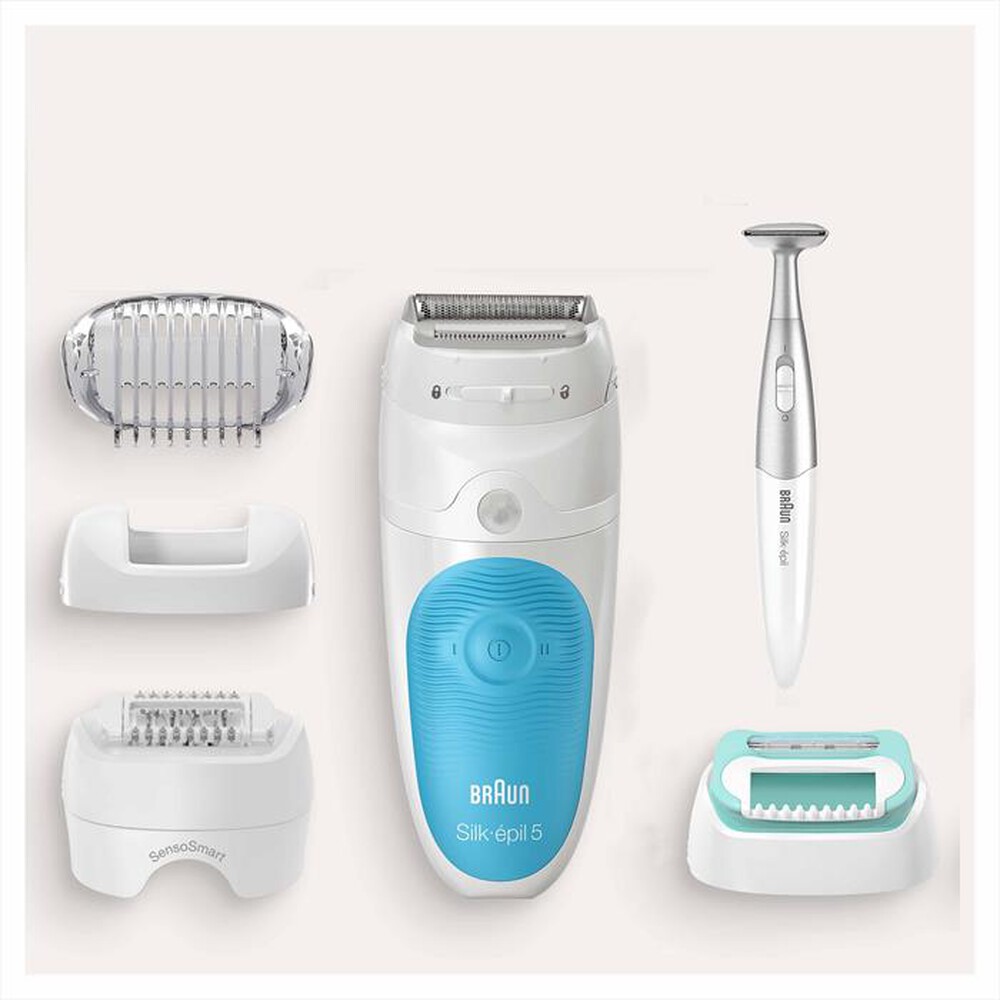 "BRAUN - Silk-épil 5 5-810-Bianco/Turchese"