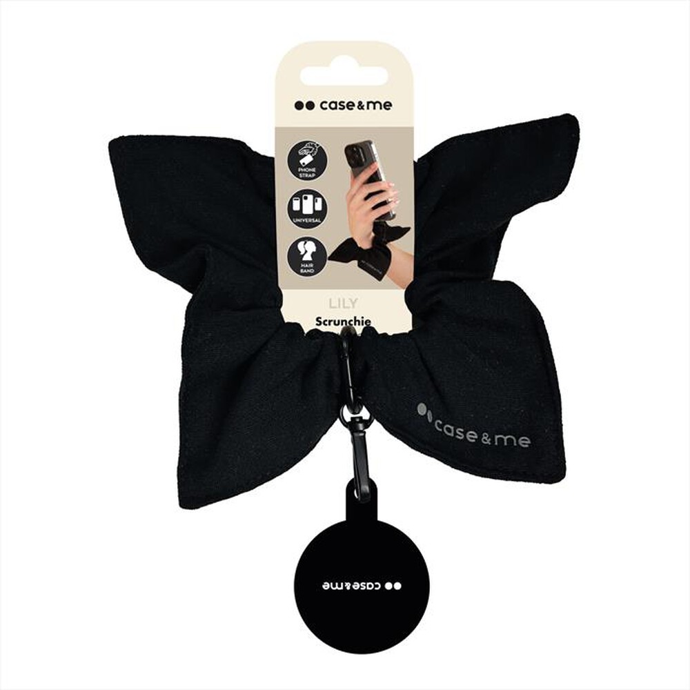 Immagine del prodotto CASEME - Braccialetto elastico per capelli CMFABRICELBRACK-Nero