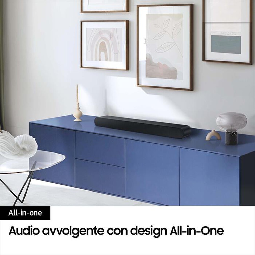 "SAMSUNG - Soundbar HW-S60D/ZF 5 CANALI 200W 2024-BLACK"