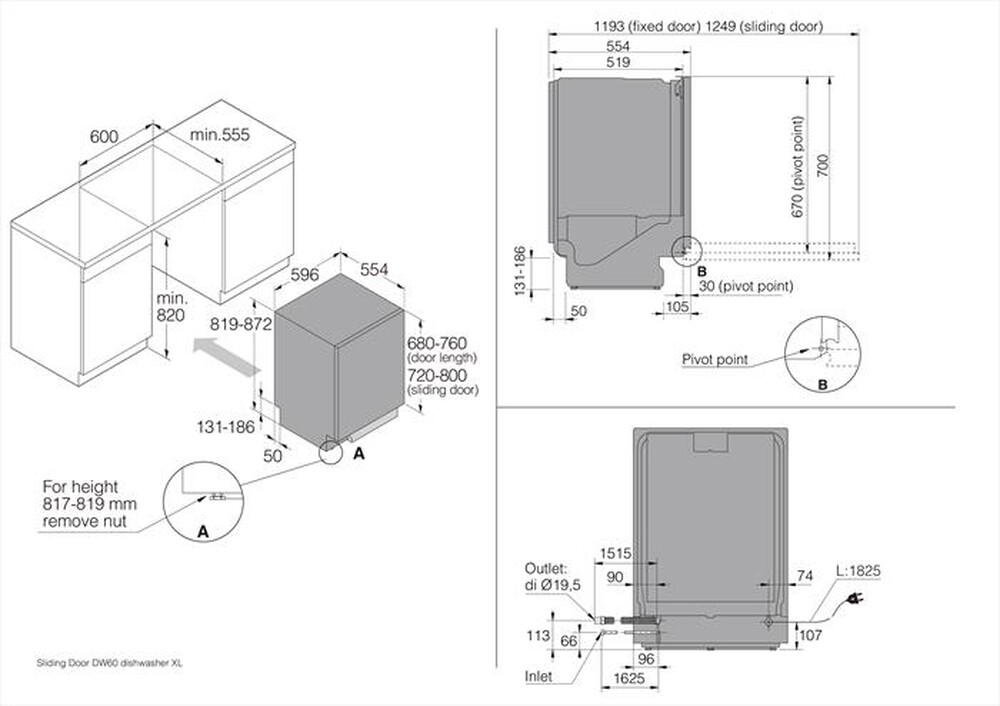 "ASKO - Lavastoviglie DSD 533 B Classe C 13 coperti"