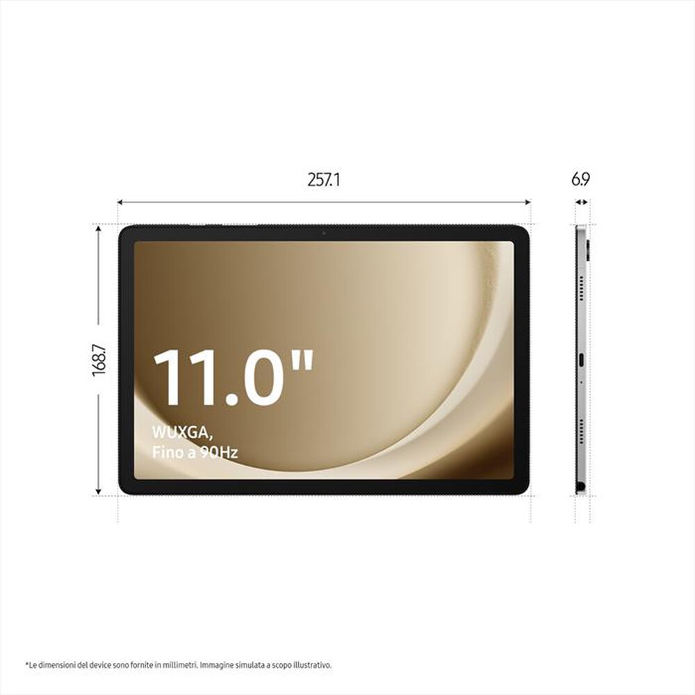 "SAMSUNG - GALAXY TAB A9+ WIFI 64GB-Gray"