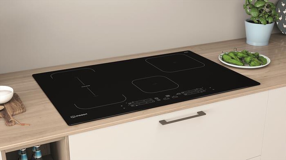 "INDESIT - Piano cottura induzione IB 21B77 NE 77 cm-Nero"