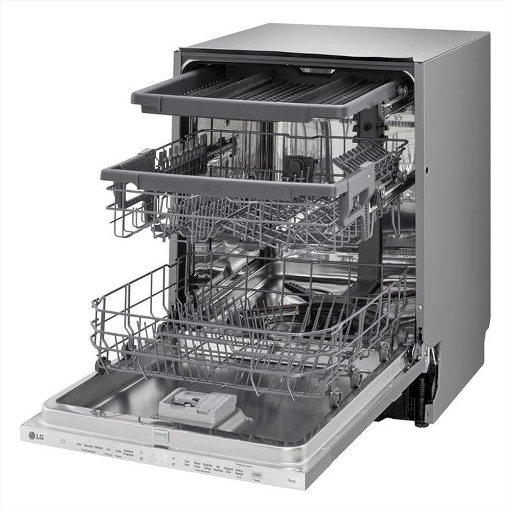 "LG - Lavastoviglie QUADWASH DB243TX Classe D 14 cop-Noble Steel"