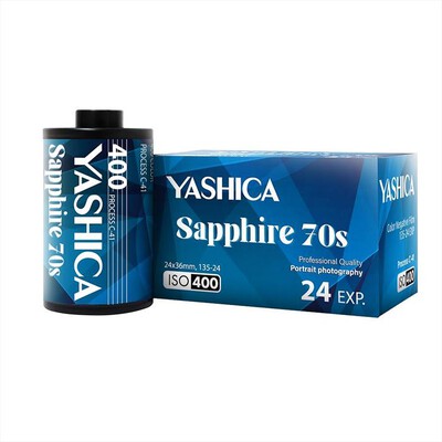 YASHICA - Pellicola a colori RUBY 400 60S 35MM 2-Blu