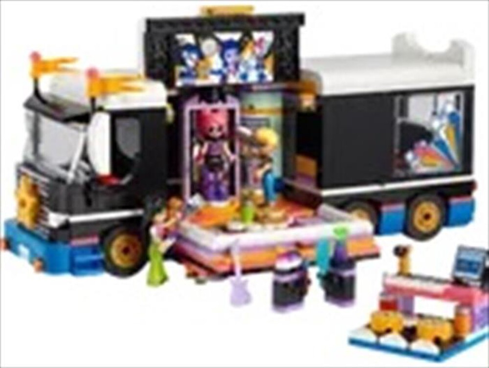 "LEGO - FRIENDS Tour Bus delle pop star - 42619-Multicolore"