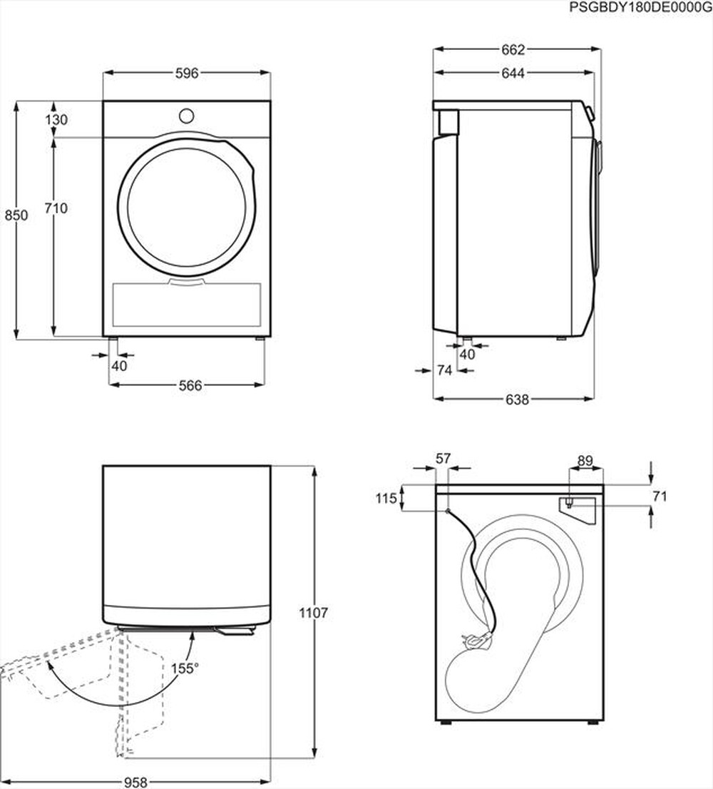 "ELECTROLUX - Asciugatrice EW9H393W - 9 Kg - A+++-Bianco"