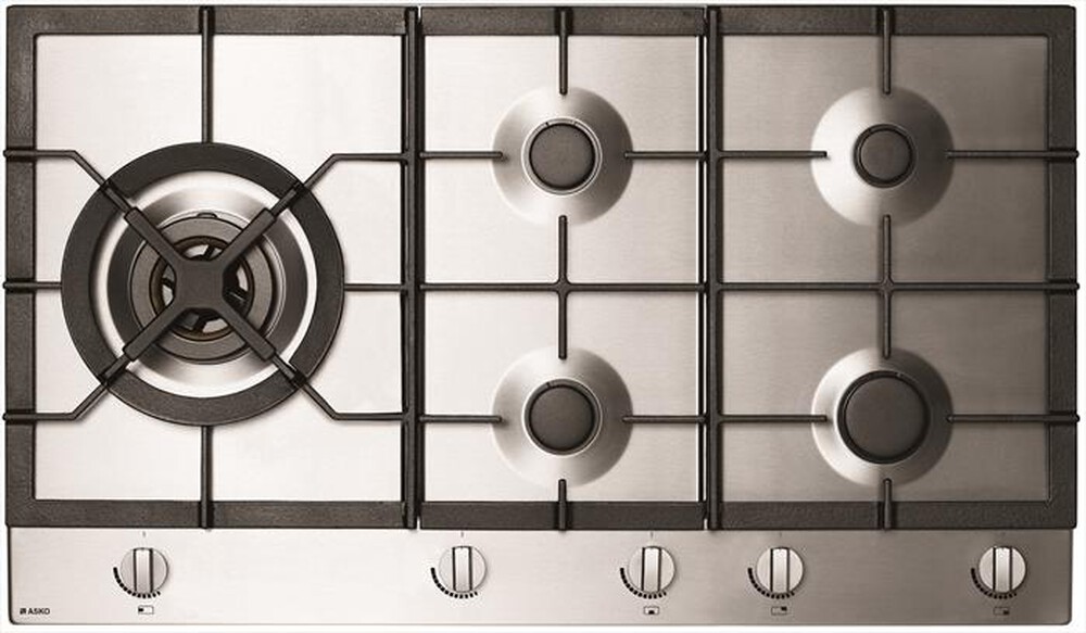 "ASKO - Piano cottura a gas HG 1984 SB 5 fuochi 90,4cm-Inox"